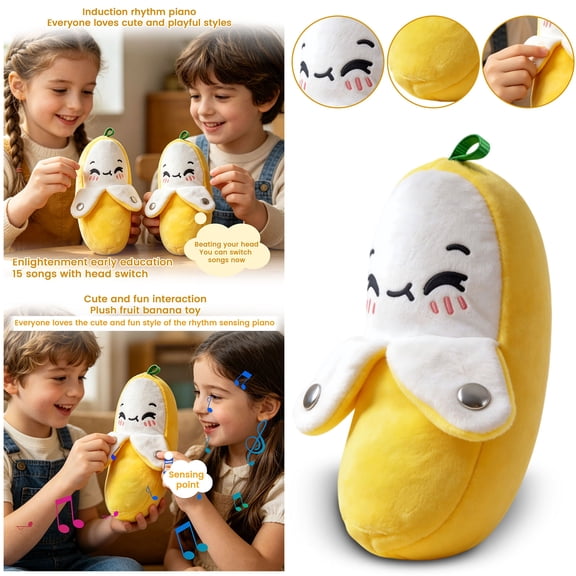 Dual Mode Touch Sensory Musical Plush, Interactive Sound Effect Plush, For Party Gathering Entertainment (With Battery And Charger)