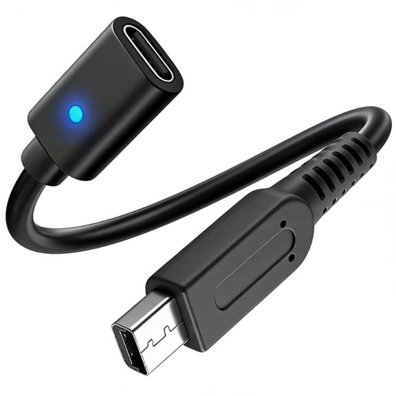 Dual Mode USB-C Charging Cable for 3DS 2DS DSi Series,Plug and Play Compatible with USB-A To C & USB-C To C Charging CablesOnly Charging, Does Not Support Data Transmission