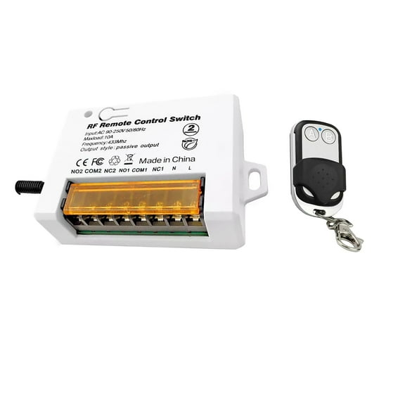 Dual-Mode Wireless Remote for Enhanced Functionality Momentary, Toggle, and Latched Settings for Various Applications