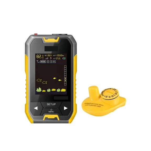 Dual Mode Wireless & Wired Fish Finder 3 Inch Color Display Sonar