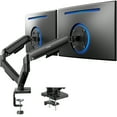 thumbnail image 1 of Dual Monitor Mechanical Spring Desk Mount Stand | Fits Screens up to 32", 1 of 8