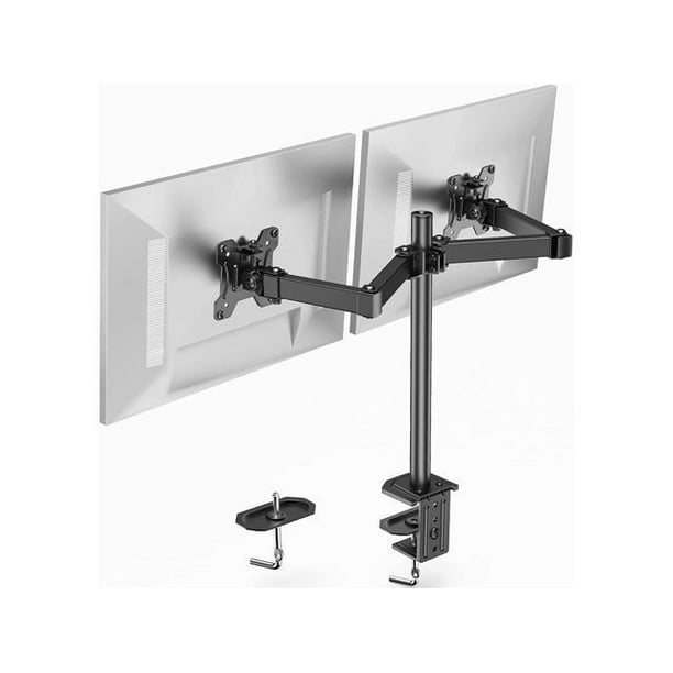Dual Monitor Stand Mount, Heavy Duty Fully Adjustable Monitor Desk Mount for 1327 inch Screens