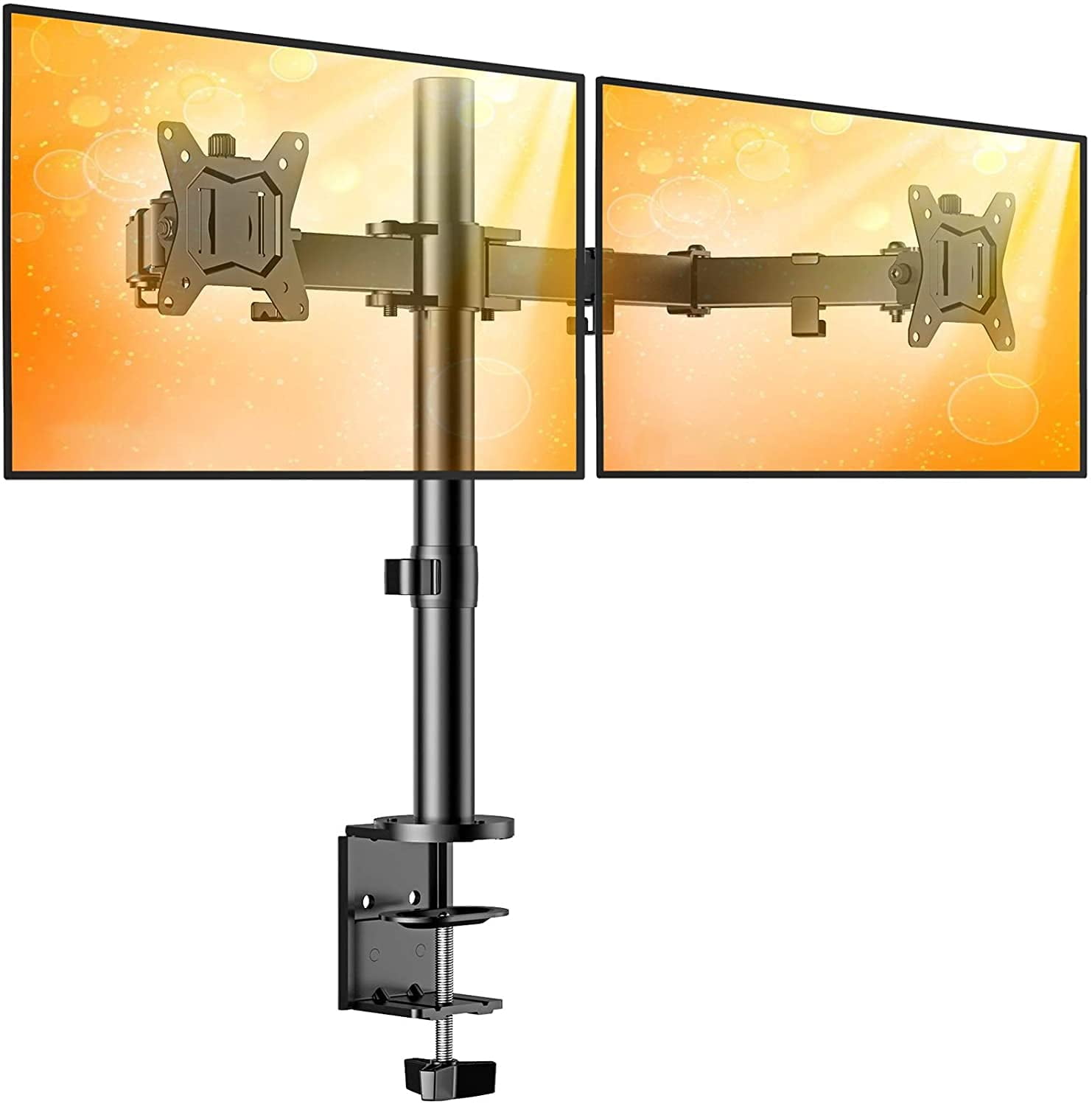 Dual Monitor Stand for 13" to 32" Fully Adjustable Monitor Mount Stand Fits up to 17.6 lbs per Arm