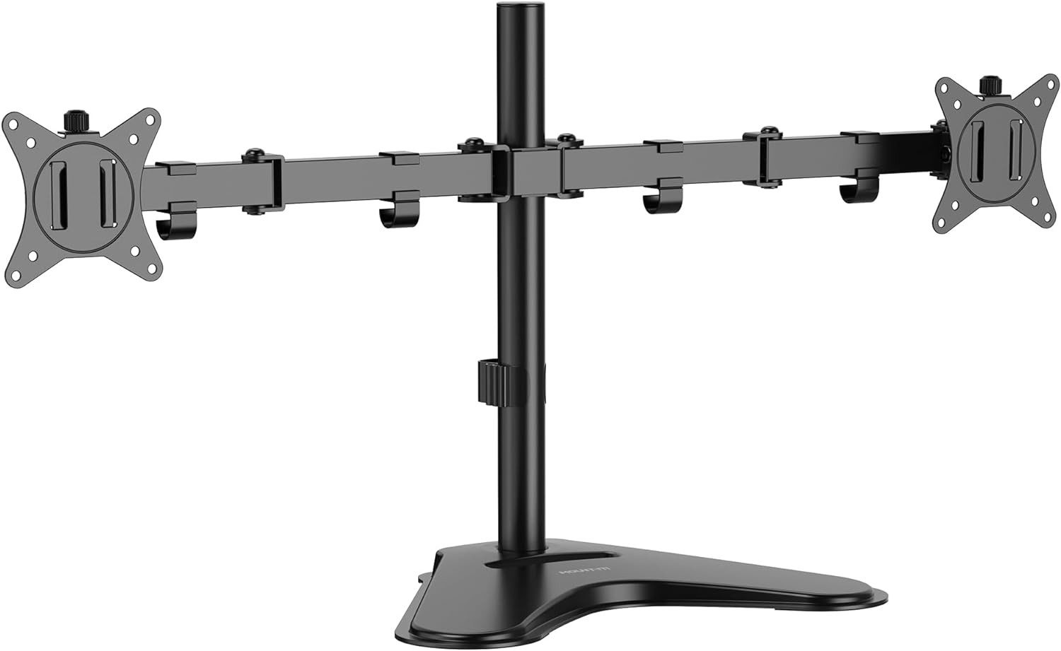 Dual Monitor Stand for Desks, Dual Monitor Arm Fits 2 Monitors max. 32" / 19.8 lbs, Full Motion