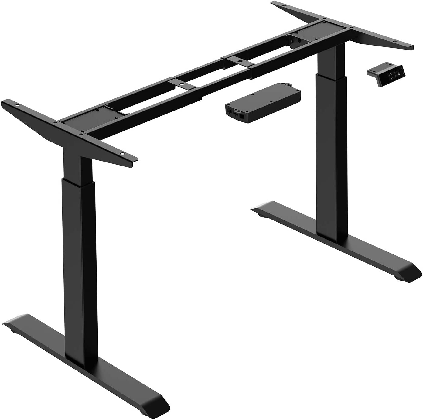 Dual Motor Adjustable Electric Stand Up Office Desk Frame, with USB