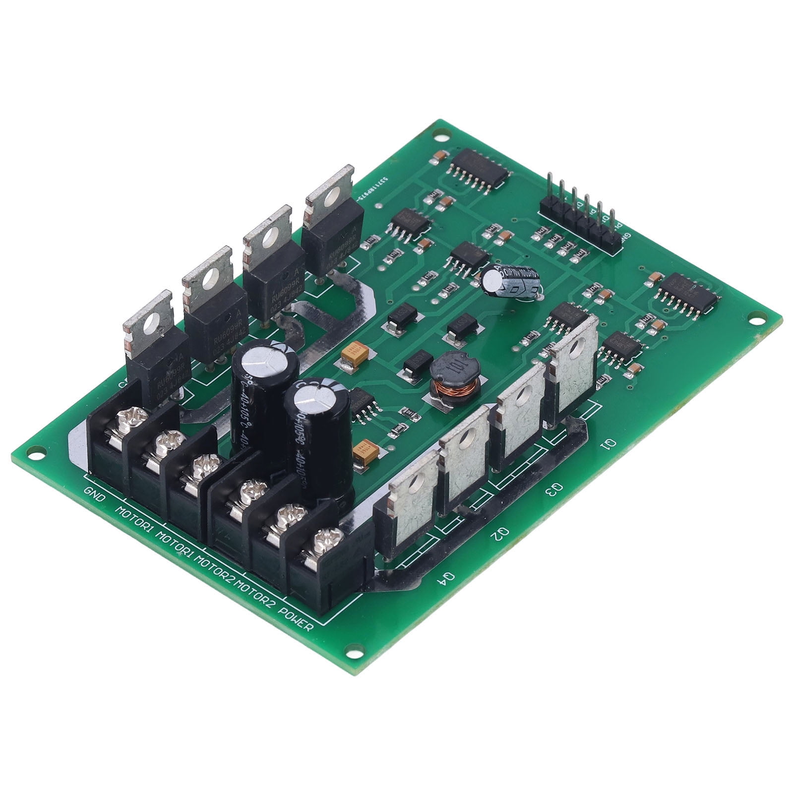 Dual Motor Driver Module, H Bridge DC Motor Drive Board High Power 2