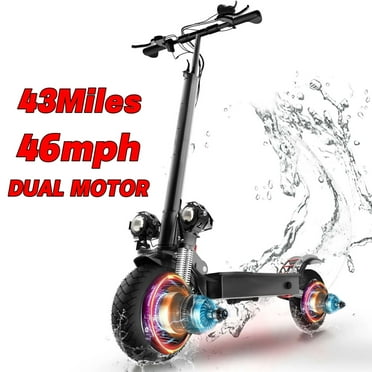 Mebike GX700 Dual Motor Electric Scooter for Adults ,3200W 60V ,46MPH & 43Miles Foldable E Scooter