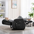 thumbnail image 1 of Dual Motor Large Power Lift Recliner Chair with Massage and Heating,Infinite Position,Real Leather, 1 of 11