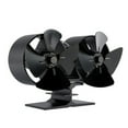 Dual Motor Wood Stove Fan 8 Blades Fireplace Fans Non Electric