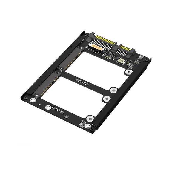 Dual Msata SSD to 2.5Inch III with Frame Bracket