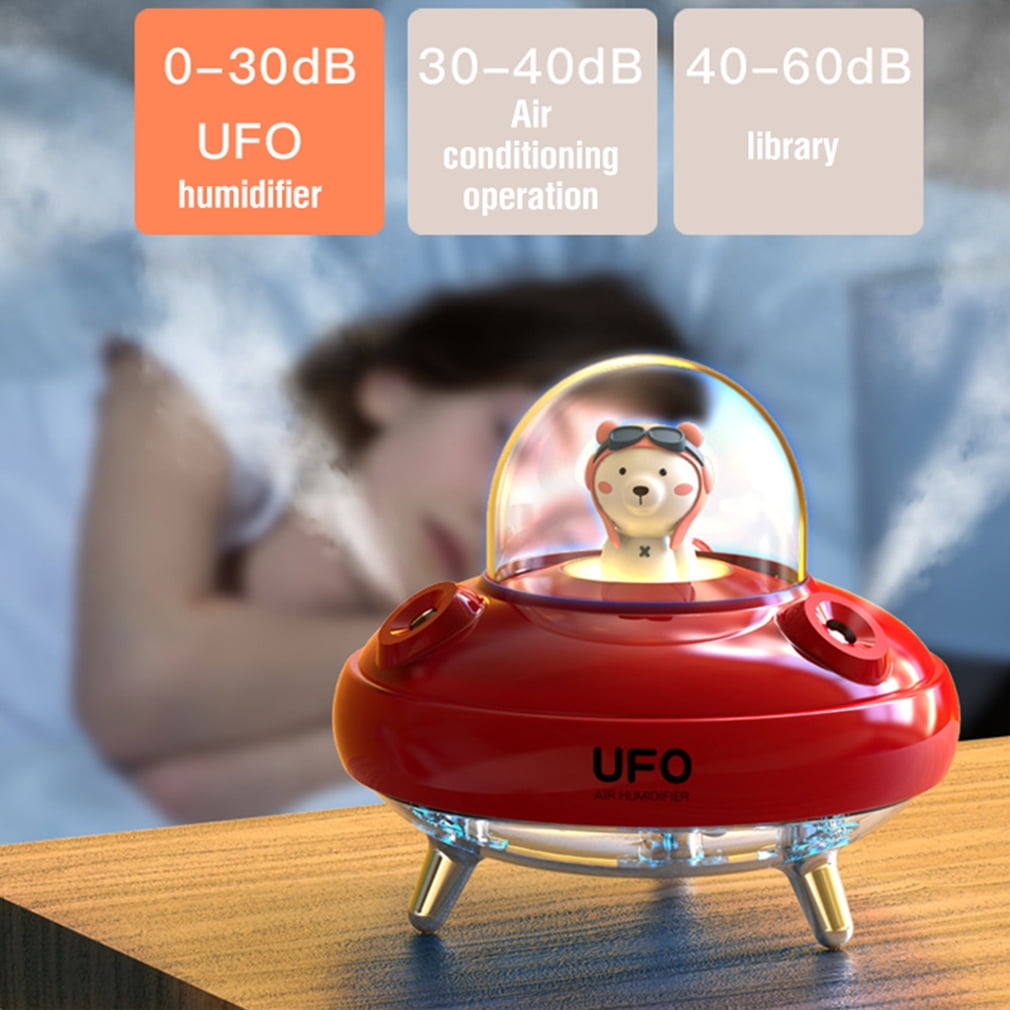 Cute Pet Spaceship USB Humidifier Home Mini Wireless Charging