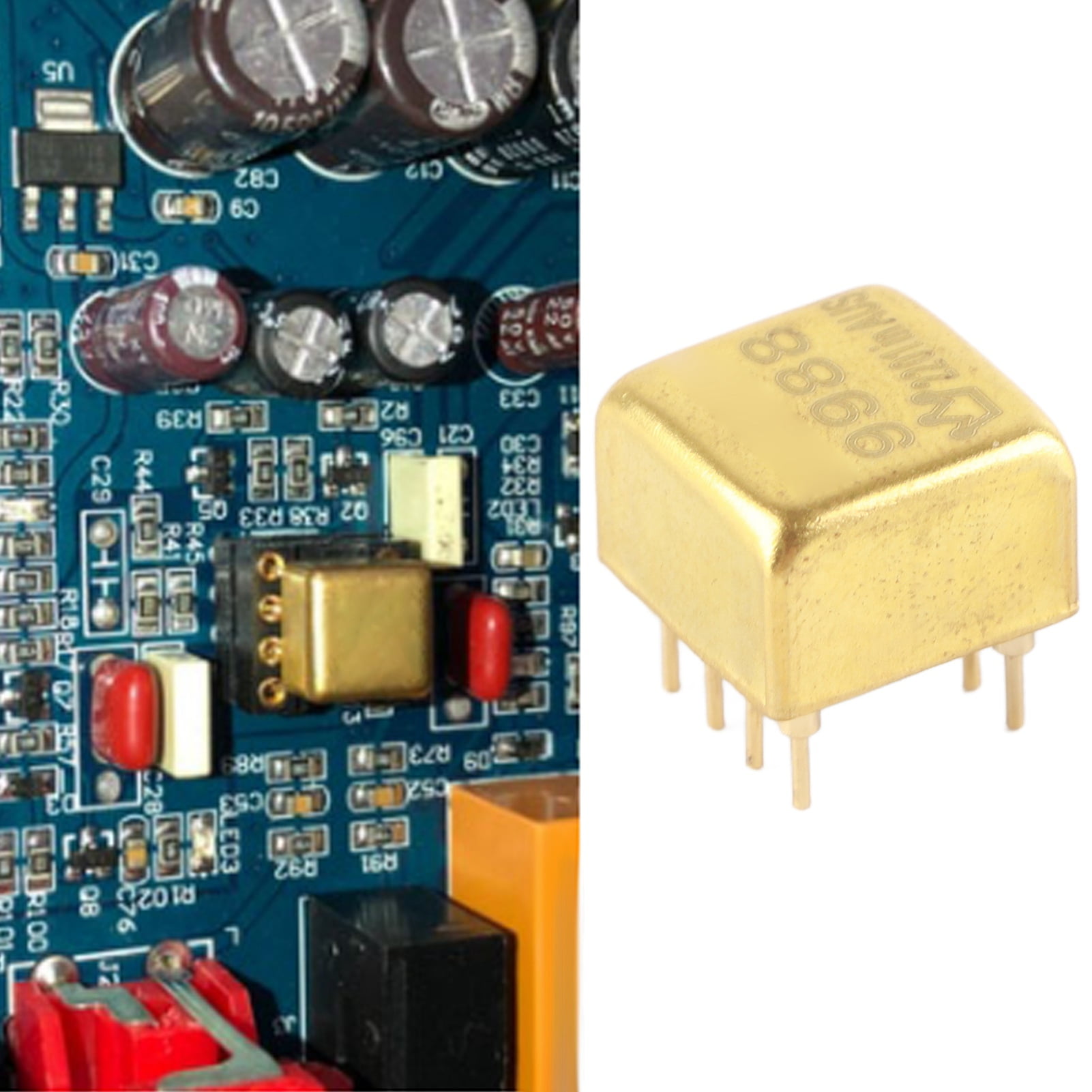 Dual Op Amps,Multi Functional Low Power Op Amps,Upgraded Copper,Clean And Clear Sound Bottom