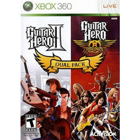 Pre-Owned - Dual Pack: Guitar Hero II + Hero: Aerosmith