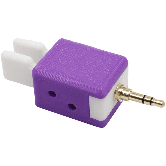 Dual Paddle CW Keyer Module for Quansheng UV-K5/K6, Adjustable Finger Pressure, CEC Firmware Compatible, Compact Lightweight Design for Amateur Radio Operators(Purple)