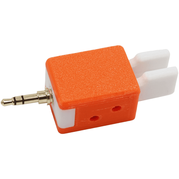 Dual Paddle CW Keyer Module for Quansheng UV-K5/K6, Adjustable Finger Pressure, CEC Firmware Compatible, Compact Lightweight Design for Amateur Radio Operators(Orange)
