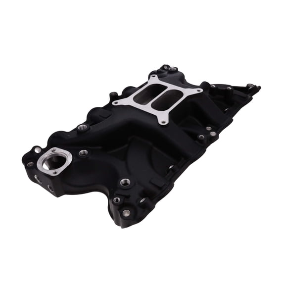 Dual Plane Aluminum Intake Manifold for Ford 429/460 Big Block V8 - Black
