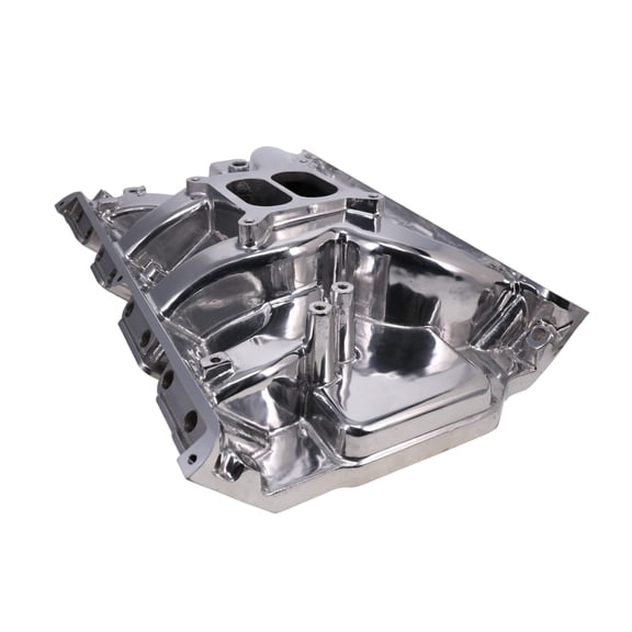 Dual Plane Black Aluminum Intake Manifold for Ford Big Block FE - Polished