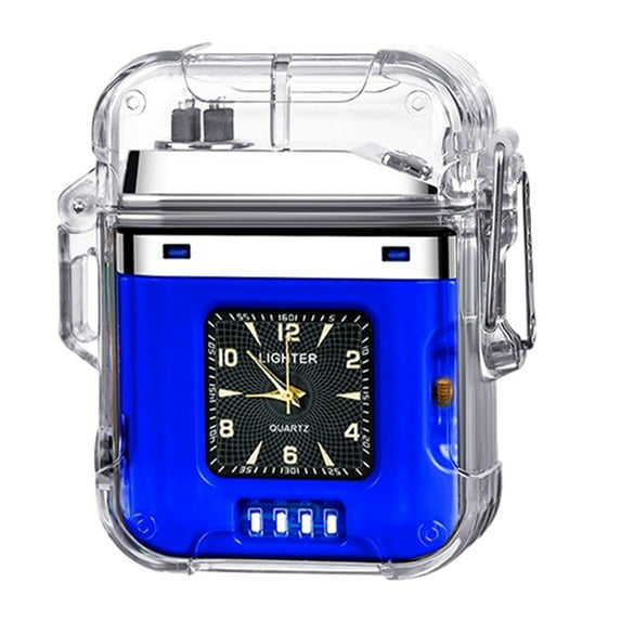 Mouliraty Dual Plasma Lighter USB Type C Rechargeable Electronic Windproof Flameless Butane Candle Lighter