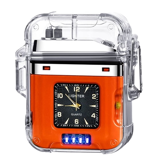 Mouliraty Dual Plasma Lighter USB Type C Rechargeable Electronic Windproof Flameless Butane Candle Lighter