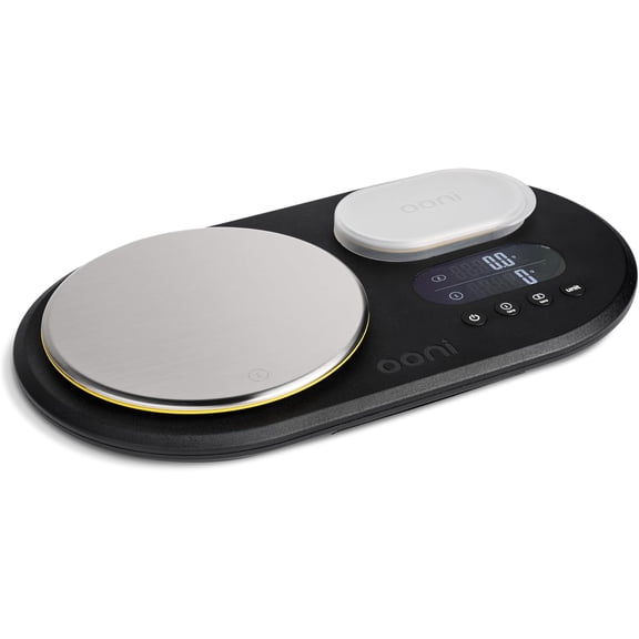 Dual Platform Digital Kitchen Scale with LCD Display