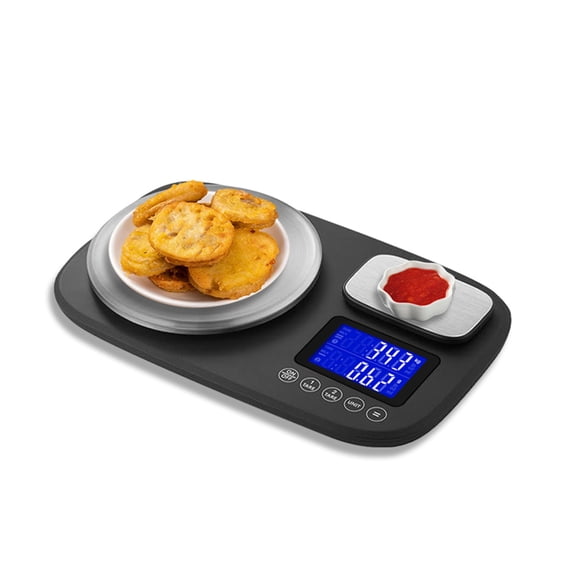 Dual Platform Food Scales for Kitchen,0.01g/1kg & 1g/10kg Digital Food Scale Grams and Ounces,Dual Accuracy Baking Scale for Sourdough Bread,Cooking