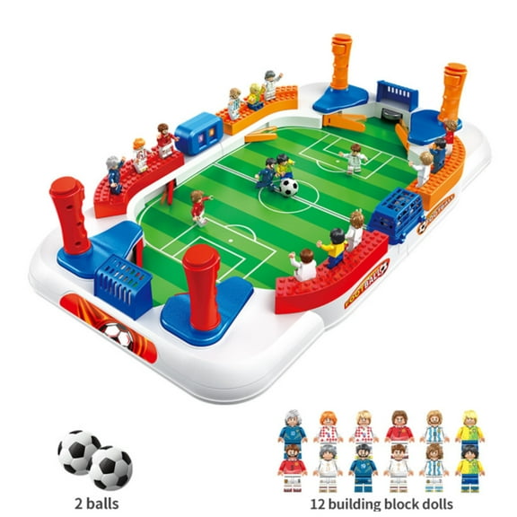 Dual Player Table Football Game toys, Novelty Toys with Sound Effects and Scoring, 2 Soccer Balls+12 Action Figures, Ideal Gifts for Boys and Children on Christmas and Birthdays