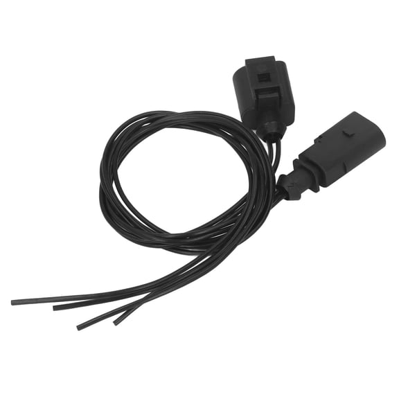 Dual Plug Pigtail Wiring Harness Repair Plug Kit with Electrical Connectors Terminals and Heat Shrink Tubes Compatible with Vw Audi Wire Looms Assemblies (10.0 x 12.0 Inches / 25.4 x 30.5 cm)
