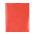 thumbnail image 1 of Dual Pocket Plastic File Folder with 3 Ring Binder, Clear Front View Organizer for Loose Papers, Red Document Holder for School Office Home Study, Durable Waterproof, 1 of 5