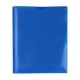 thumbnail image 1 of Dual Pocket Plastic Folder with 3 Ring Binder, Clear Front View File Organizer for Loose & Punched Papers, Waterproof Document Holder for Students Office Home School Supplies Blue, 1 of 5