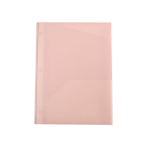 Dual Pocket Plastic Folder with Business Card Holder,Heavy Duty Two Pocket Sturdy File Folder,Letter Size Business Card Holder Folder, Heavy Duty Plastic Folders, Two Pocket Organizer(B)