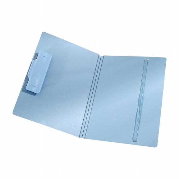 Dual Pocket Plastic Heavy Duty Folder with Integrated 3 Prongs, Poly Folders Document Storage Organizer Designed for Letter Size , Mixed File Holder, 1 Filing Pocket Folder,Blue