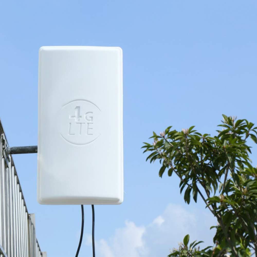 Dual Polarization Mimo 4G LTE WiFi TV Antenna, Wide Band 24dbi 698-2690mhz SMA TS-9 with 698-2690mhz Reception Range