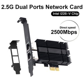 Fenvi 2.5GbE PCIe Network Adapter Card with Intel I226 Chip, Ethernet LAN Card for Desktop PC, Windows & Mac OS
