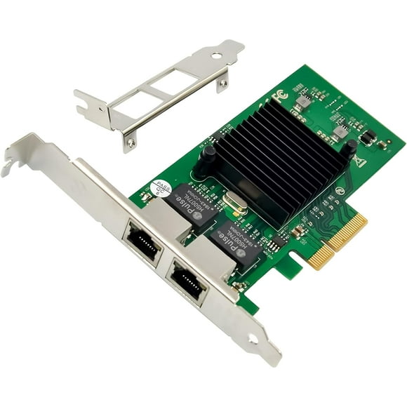 Dual-Port PCIe X4 Gigabit Network 1000M PCI Express Ethernet Adapter with Intel 82576 Two Ports LAN NIC