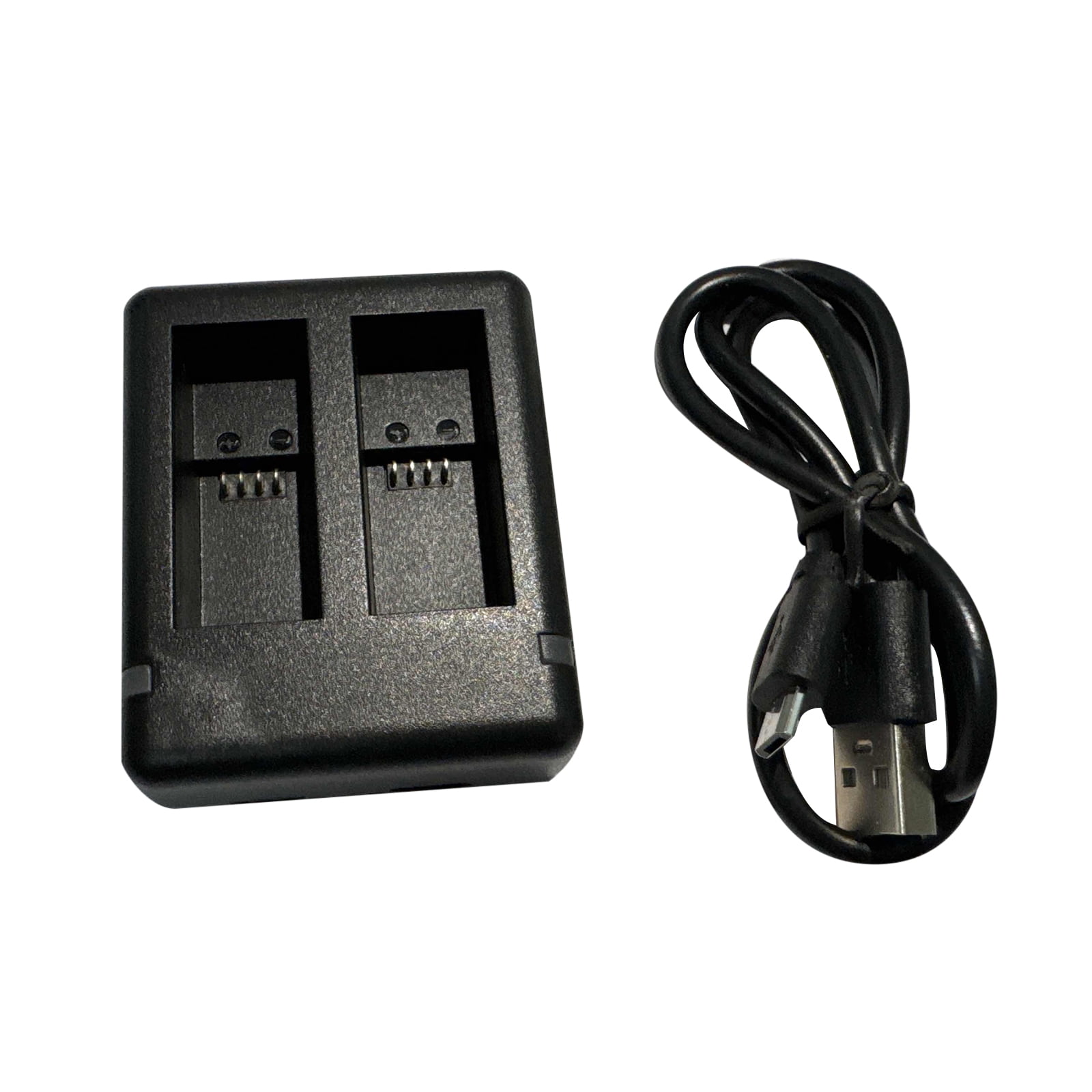 Dual Port USB Battery Charger Charging Hub with Cable for Gopro