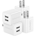 thumbnail image 1 of Dual Port USB Charger Block, [4Pack] Fast Charging Blocks 5V 2.1A,USB Wall Plug Adapter Cube for Compatible for iphone 15 14 13 12 Pro Max/Pro/XR/8/7/Plus,iPad/Air/Mini,Galaxy9/8-Color, 1 of 14
