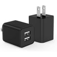 thumbnail image 1 of Dual Port USB Charger Block, [4Pack] Fast Charging Blocks 5V 2.1A,USB Wall Plug Adapter Cube for Compatible for iphone 15 14 13 12 Pro Max/Pro/XR/8/7/Plus,iPad/Air/Mini,Galaxy9/8-Color, 1 of 14