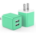 thumbnail image 1 of Dual Port USB Charger Block, [4Pack] Fast Charging Blocks 5V 2.1A,USB Wall Plug Adapter Cube for Compatible for iphone 15 14 13 12 Pro Max/Pro/XR/8/7/Plus,iPad/Air/Mini,Galaxy9/8-Color, 1 of 14