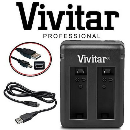 Dual Port USB Charger for AHDBT-401 GoPro Hero4 Battery