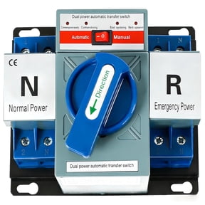 Dual Power Automatic Transfer SwitchATS 2P 63A 110V 50/60Hz,Changeover Switch for Generator 50HZ/60HZ