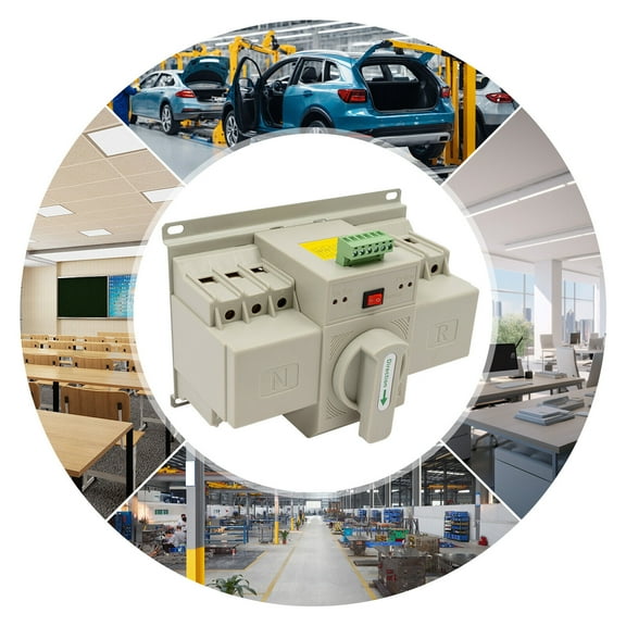 Dual Power Automatic Transfer Switch, Automatic Transfer Switch Screw Mounting 110V AC Double Power Switch