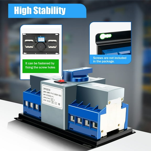 Dual Power Automatic Transfer Switch kit 63A 4P ATS Generator Changeover Switch New