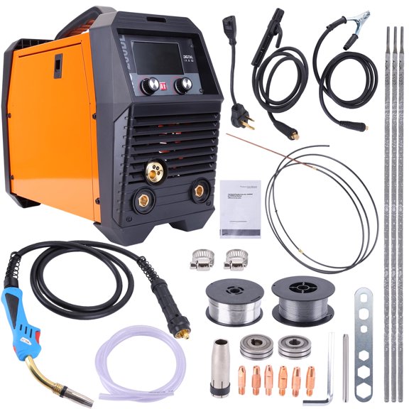 Dual Pulse Gas Shielded Welder (US Plug) - MIG/MMA/LIFT TIG 3-in-1, 110V(140A/120A) 220V(200A/180A), Product Code 19101521004