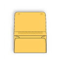 Dual Purpose Mailer Envelope, 4-1/4" x 6-1/2", Goldenrod Colored Sulphite 24 lb, Return (3-1/2" x 6-1/2"), Remoistening Seals on Flap and Below Perforation (FSC Certified) - Box of 500 Envelopes