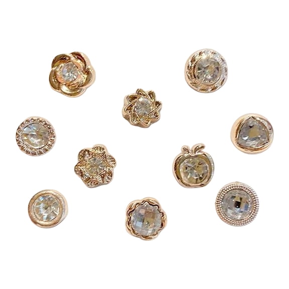 Dual-Purpose Pearls Button Clip, Decorative Garment Fastener for Secure Attire Adjustments