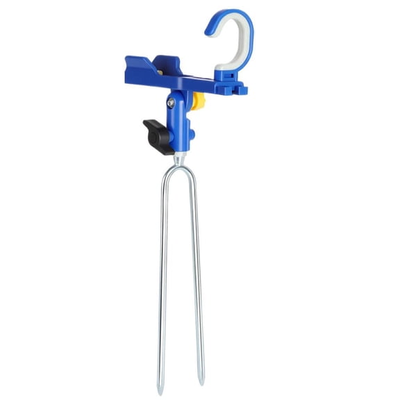 Dual Purpose Shore and Boat Fishing Rod Holder, Universal Adjustable Stainless Steel Ground Insert Rod Bracket Support Stand