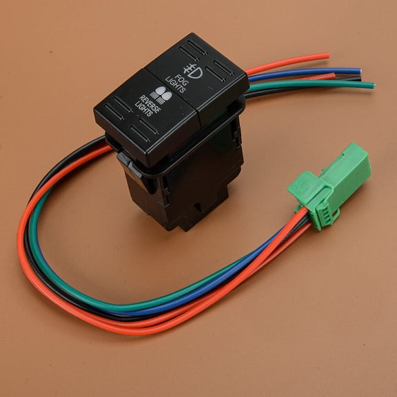 Dual Push Button Reverse Fog Lights Switch Fit For for Ford Ranger PX for Mazda BT-50 zy