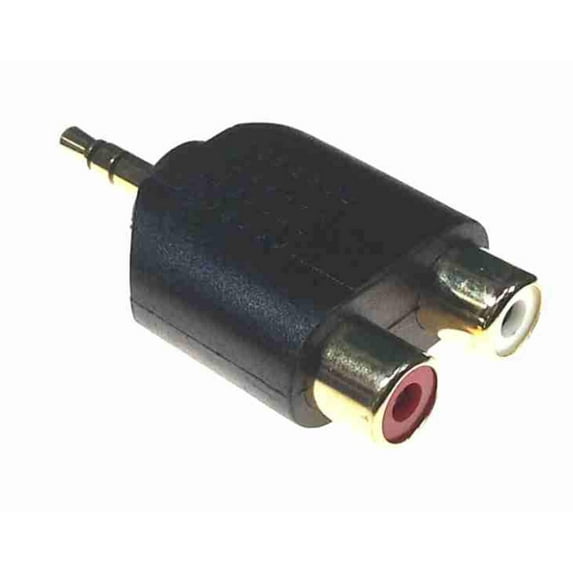Dual RCA (female) to 3.5mm (male)