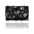 thumbnail image 1 of Dual Radiator and Condenser Fan Assembly - Cooling Direct Compatible/Replacement for '03-06 Mitsubishi Outlander 4-Cylinder 2.4 Liter - Without Fan Control Module - MR993933, 1 of 4