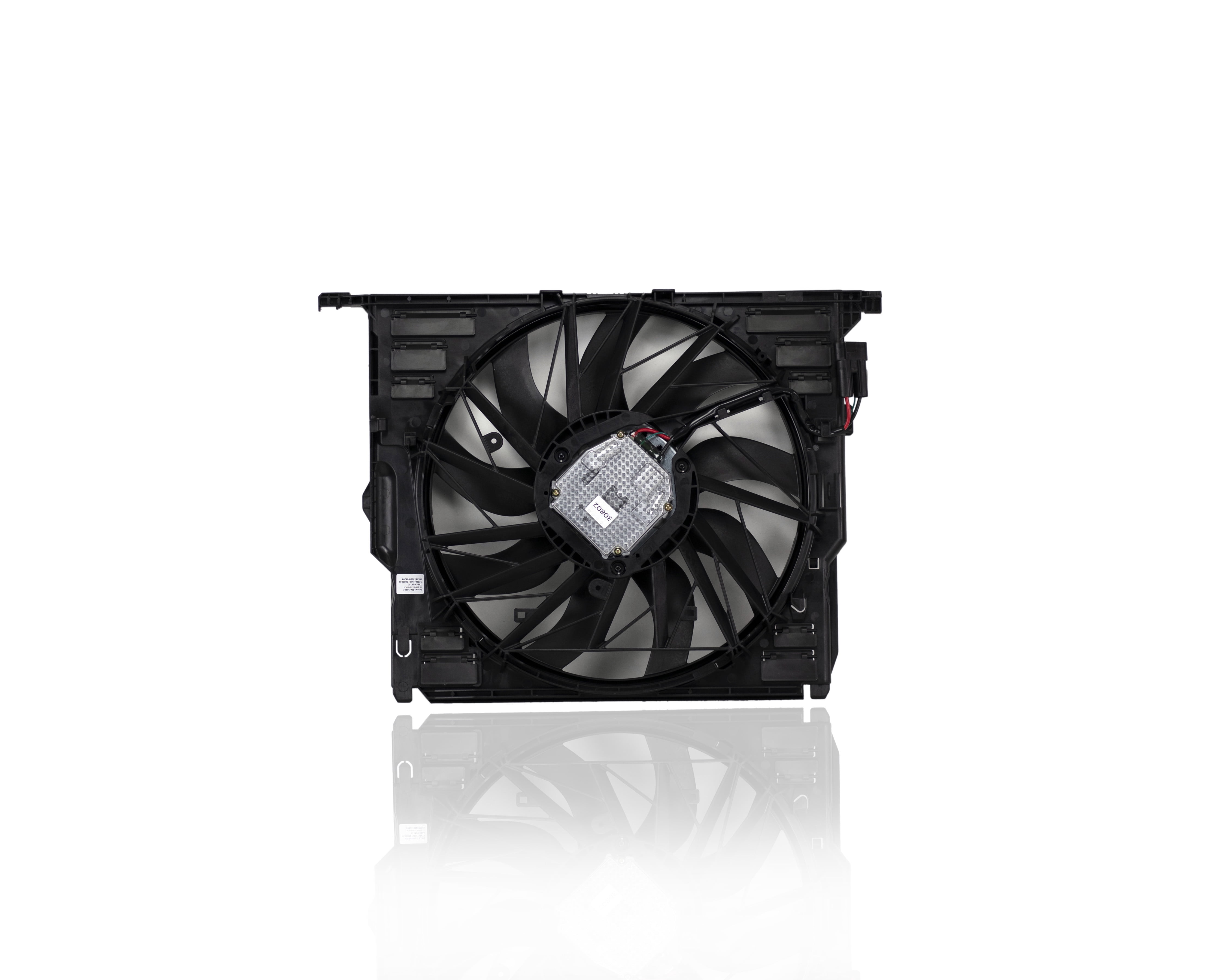 Bmw 535 Dual Radiator And Condenser Fan Assembly